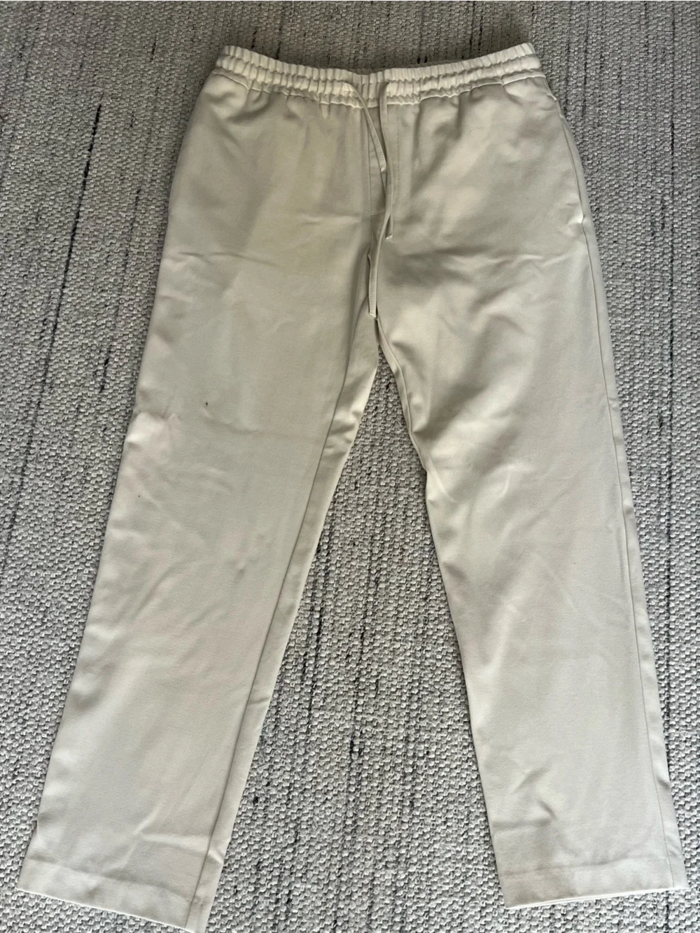 Zara Relaxed Fit Draw String Pants Beige